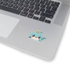 Adorable Dolphin Kiss Cut Vinyl Sticker | Cute and Whimsical Ocean Design for Water Bottles, Laptops, and More