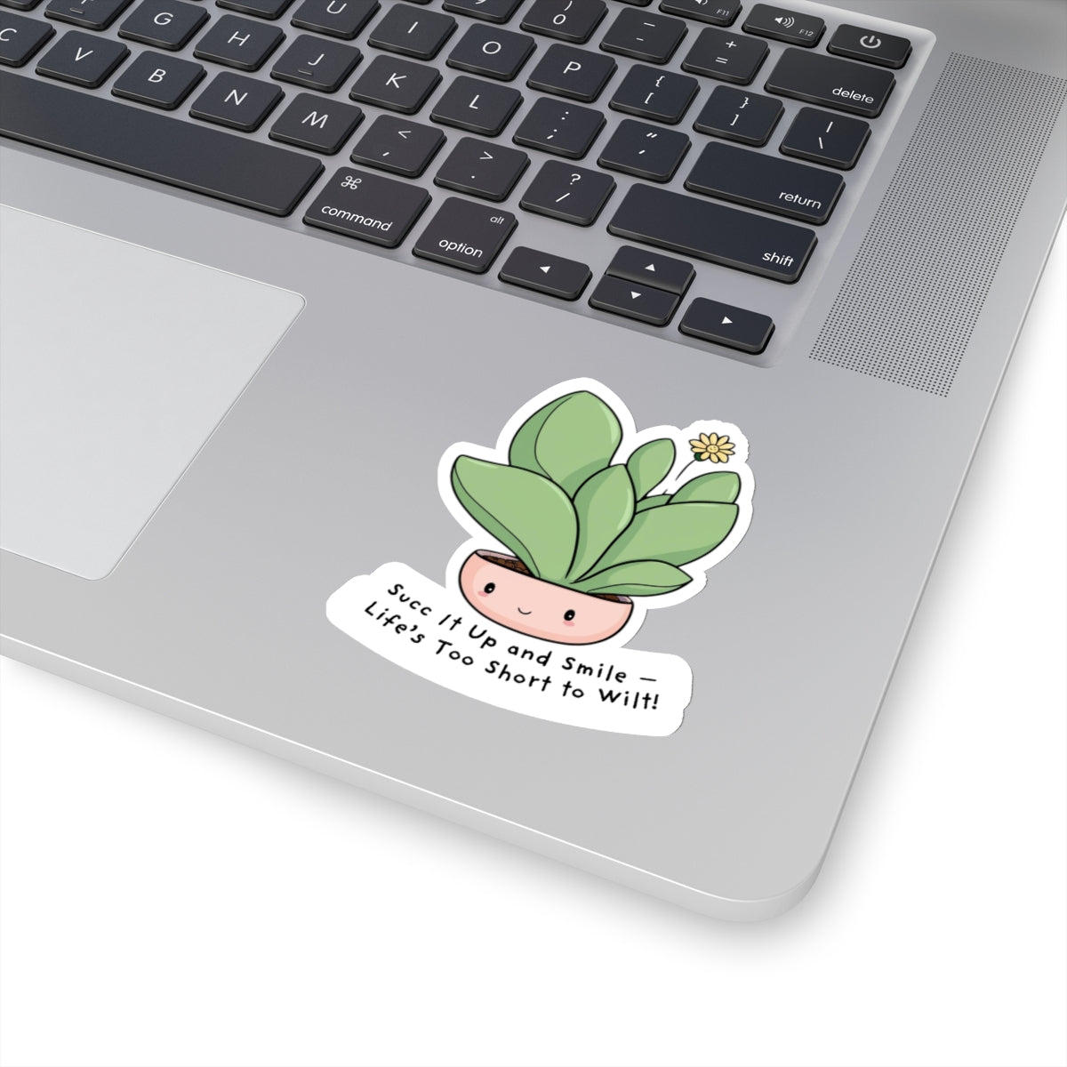 Succulent Stickers - Succ It Up and Smile - Life’s Too Short to Wilt