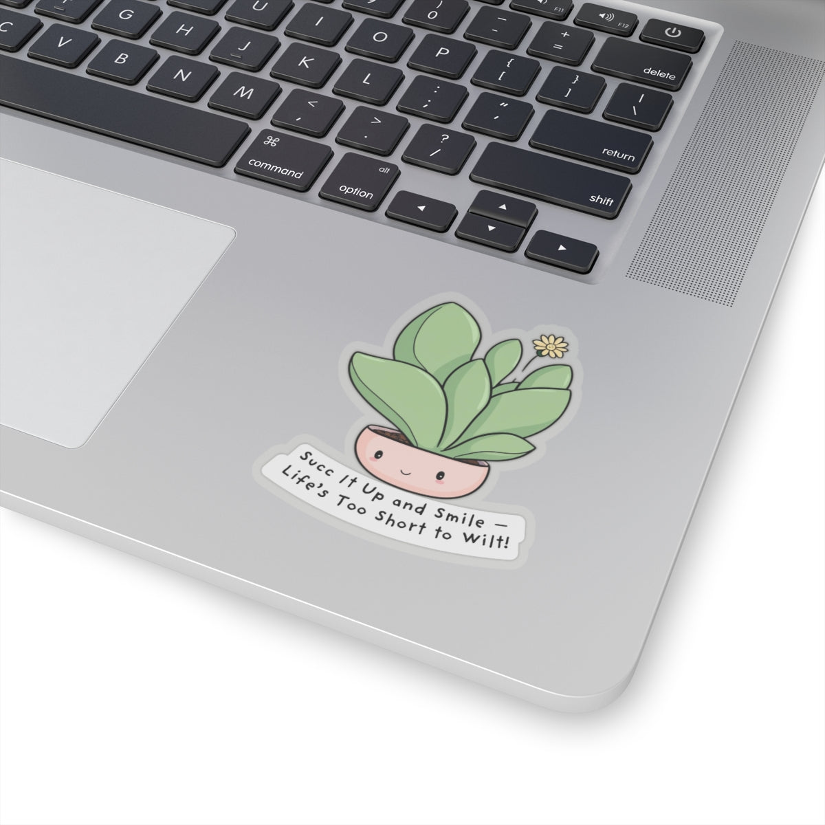 Succulent Stickers - Succ It Up and Smile - Life’s Too Short to Wilt